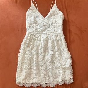 Hollister Lace Strappy Back Dress Size S